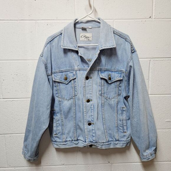 Vintage Chazzz Jean Jacket Size Large - Picture 1 of 4